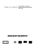 Preview for 1 page of Marantz PMD930 User Manual