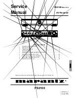 Marantz PS2100 Service Manual preview