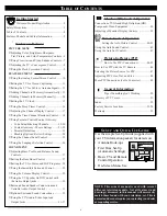 Preview for 4 page of Marantz PV5580W User Manual