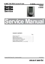 Предварительный просмотр 3 страницы Marantz RC-9500 Service Manual