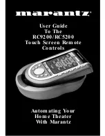 Marantz RC9200 User Manual preview