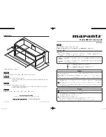 Marantz RM7001 User Manual preview