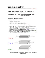 Marantz RMK5003PCD Installation Instructions предпросмотр