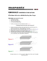 Marantz RMK9004UD Installation Instructions preview