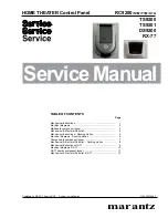 Предварительный просмотр 1 страницы Marantz RX-77 Service Manual