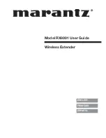 Marantz RX8001 User Manual preview