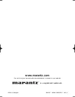 Preview for 25 page of Marantz RX9001 User Manual