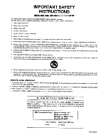 Предварительный просмотр 3 страницы Marantz SA-1152 User Manual