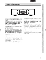 Preview for 4 page of Marantz SA-KI PEARL (French) Guide Utilisateur