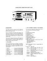 Preview for 4 page of Marantz SD4000 Service Manual