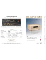 Preview for 1 page of Marantz SR-14EX Technical Information