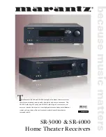 Preview for 1 page of Marantz SR-3000 Datasheet