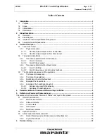 Preview for 2 page of Marantz SR-8001 Specification