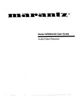 Preview for 1 page of Marantz SR-880mkII User Manual