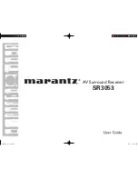 Marantz SR3053 User Manual preview