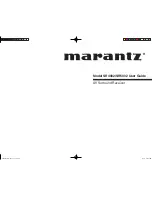 Marantz SR4002 User Manual preview