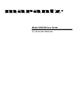 Preview for 1 page of Marantz SR4300 User Manual