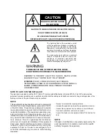 Preview for 2 page of Marantz SR4300 User Manual