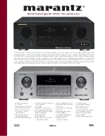 Preview for 1 page of Marantz SR4500 Specification Sheet