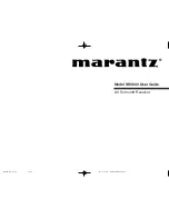 Marantz SR4600 User Manual preview