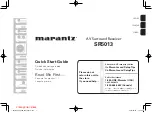 Preview for 1 page of Marantz SR5013 Quick Start Manual