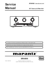 Marantz SR6006/K1B Service Manual preview