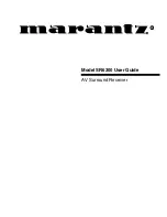 Marantz SR6300 User Manual preview