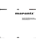 Preview for 1 page of Marantz SR7002 (Spanish) Guía Del Usuario