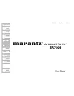 Marantz SR7005 (French) Guide Utilisateur preview