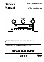 Marantz SR7009/FN Service Manual preview