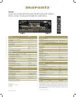 Preview for 2 page of Marantz SR7013 Product Information