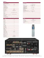 Preview for 2 page of Marantz SR8500 Specification Sheet