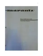 Marantz SR880 User Manual preview