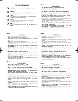 Preview for 3 page of Marantz ST-15S1 User Manual