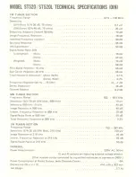 Preview for 1 page of Marantz ST520 Owner'S Manual