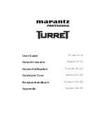 Marantz Turret User Manual preview
