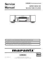 Preview for 1 page of Marantz UD8004 Service Manual