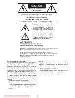 Preview for 2 page of Marantz VP-10S1 User Manual