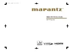 Предварительный просмотр 1 страницы Marantz VP-11S2 User Manual