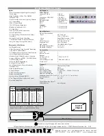 Предварительный просмотр 4 страницы Marantz VP-12S2 Brochure & Specs