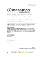 Preview for 2 page of Marathon Electric imPower Installation & Operation Instructions