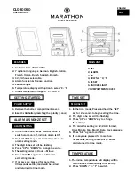 Marathon CL030050 User Manual preview