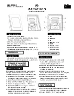 Preview for 3 page of Marathon CL030050 User Manual