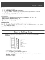 Preview for 5 page of Marathon MAR86BLS Use & Care Manual