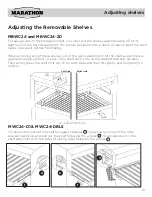 Preview for 16 page of Marathon MBWC24 Owner'S Use And Care Manual