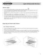 Предварительный просмотр 9 страницы Marathon MBWC56-FDBLS Manual