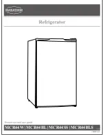 Preview for 1 page of Marathon MCR44BL Use And Care Manual