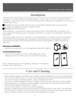 Preview for 3 page of Marathon MCR44BL Use And Care Manual