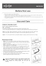 Preview for 6 page of Marathon MUF144W Quick Start Manual