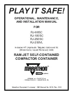 Marathon RJ-100SC User Manual preview